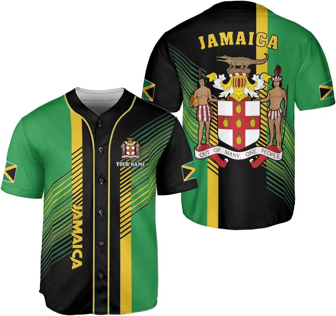 Personalized Name Jamaica Desi - огляд і ціна Street Fashion Jersey