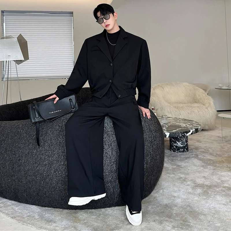 LUZHEN Spring Blazer Neck Casu - огляд і ціна Street Fashion Jacket Men