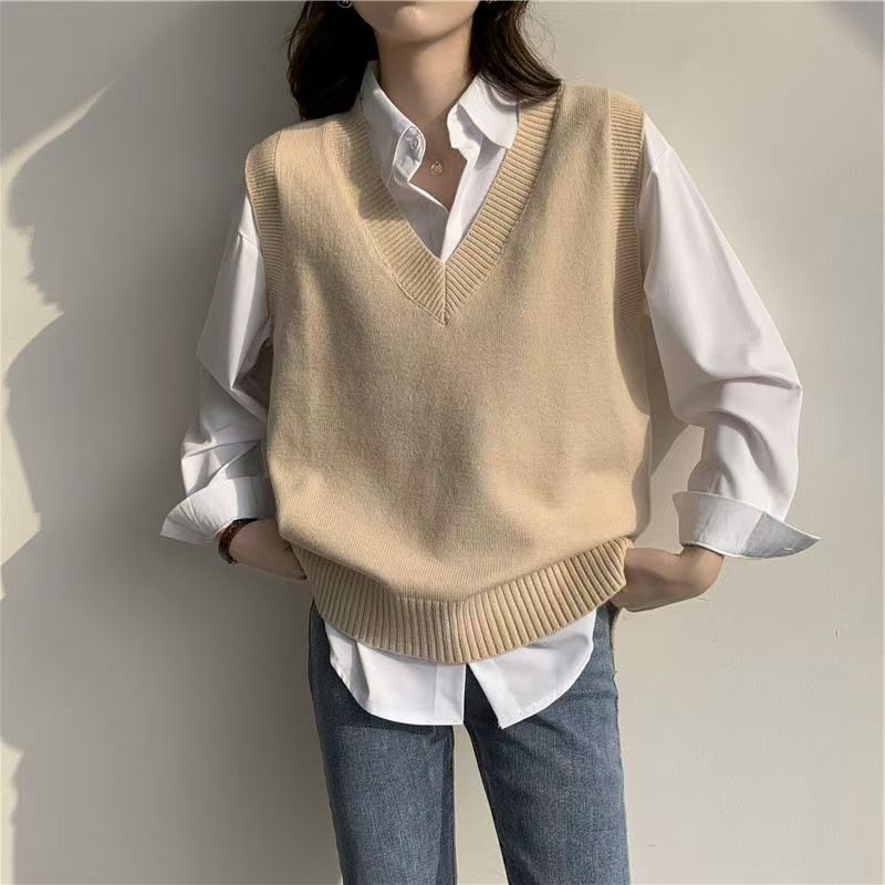 Fall Winter Sweater Vest Women - огляд і ціна Korean Street Fashion Female