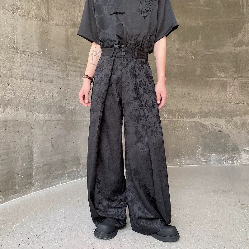 Men Chinese Style Wide Leg Pan - огляд і ціна Street Fashion In Chinese