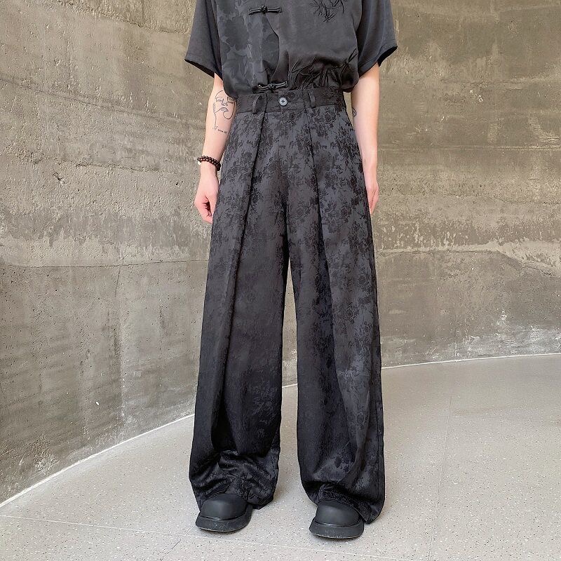 Men Chinese Style Wide Leg Pan - огляд і ціна Street Fashion In Chinese