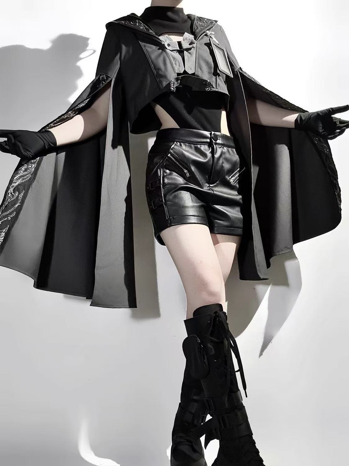 Dark Black Gothic Costume Wome - огляд і ціна Street Fashion In Chinese