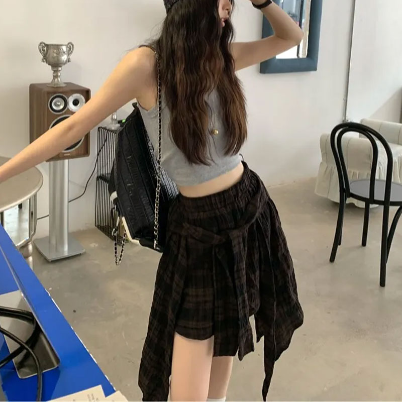 Fashion Irregular Vintage Plai - огляд і ціна Korean Street Fashion Female