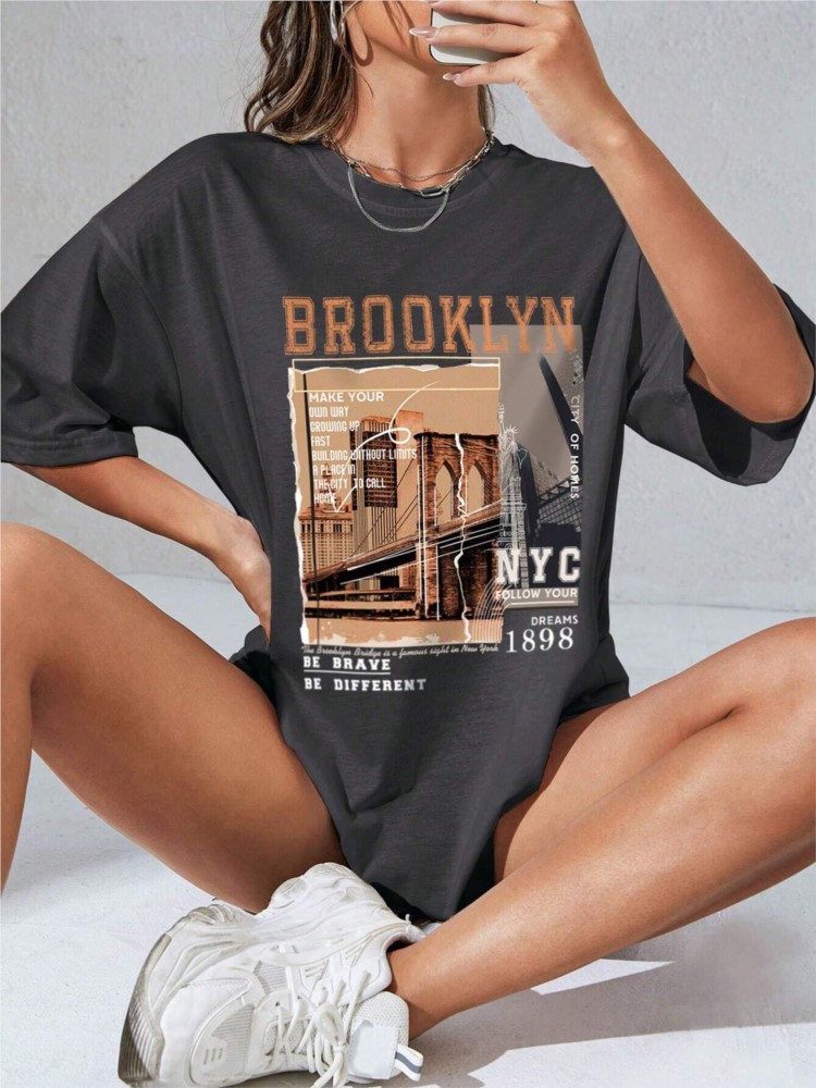Spring Woman Cotton T-Shirts L - огляд і ціна Street Fashion Nyc
