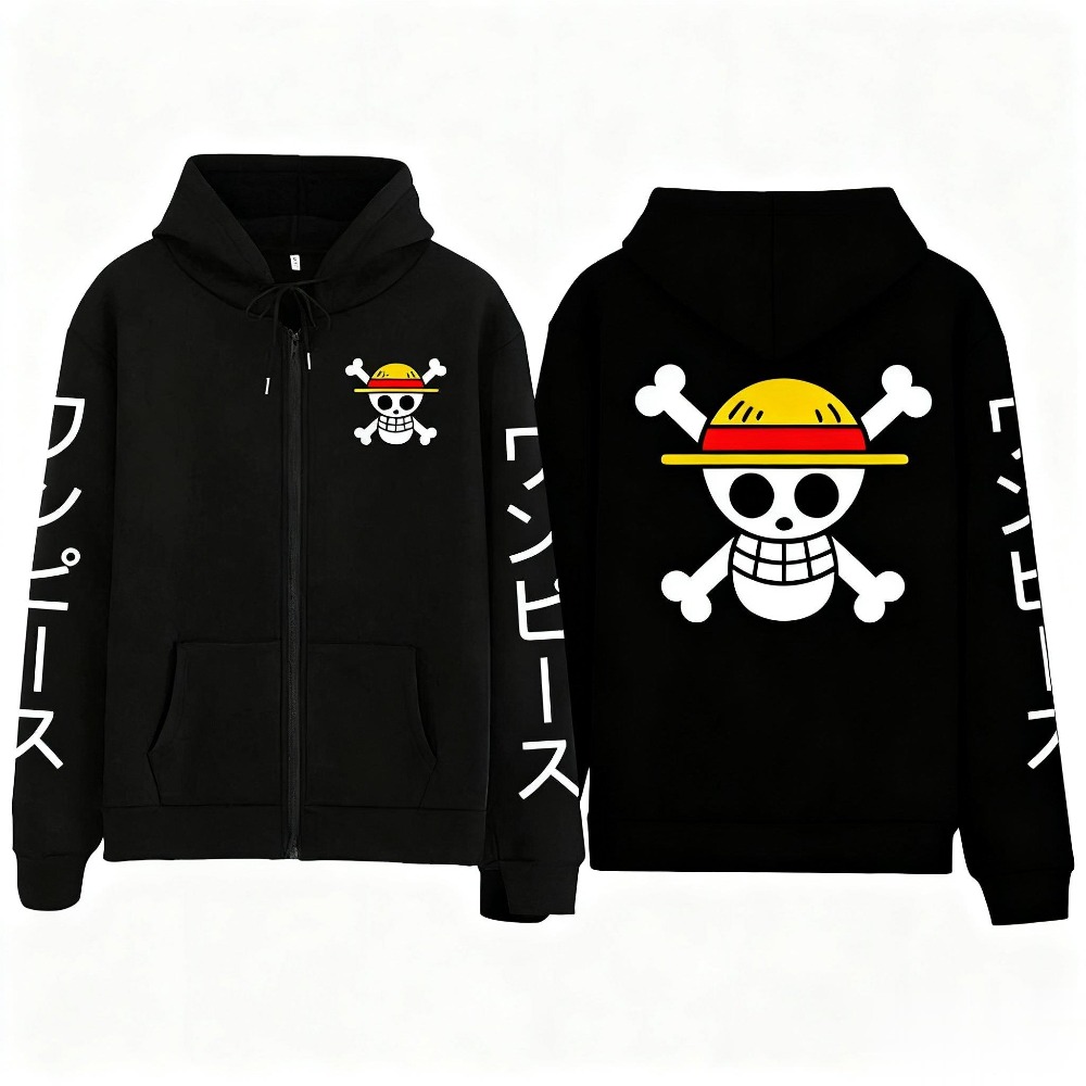 New Oversized One Piece Luffy  - огляд і ціна Street Fashion Jacket Men