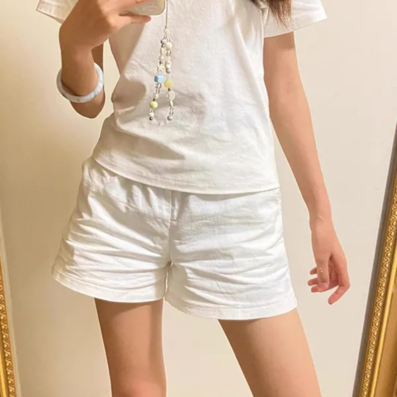 High Waist Cotton Shorts Women - огляд і ціна Korean Street Fashion Female
