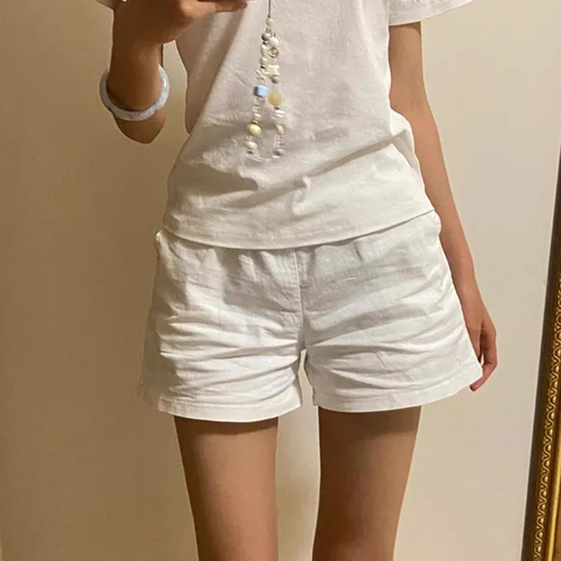 High Waist Cotton Shorts Women - огляд і ціна Korean Street Fashion Female