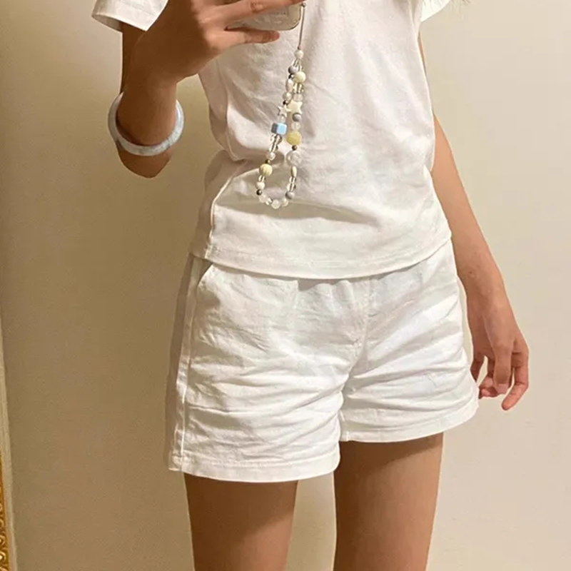 High Waist Cotton Shorts Women - огляд і ціна Korean Street Fashion Female
