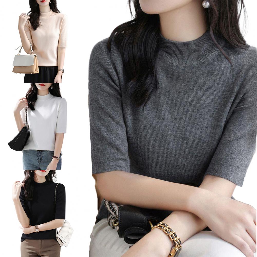 Summer Knitted Sweater Short S - огляд і ціна Korean Street Fashion Female