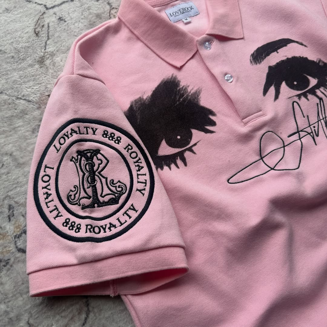 American ins retro style polo  - огляд і ціна Street Fashion Logo Design