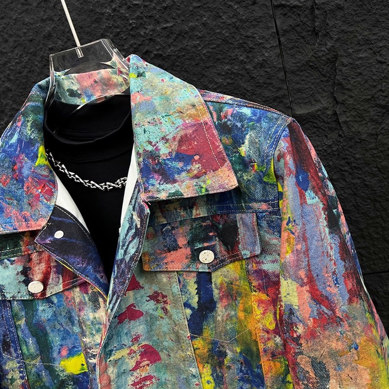 Men's Fashion High Street Graf - огляд і ціна Street Fashion Jacket Men