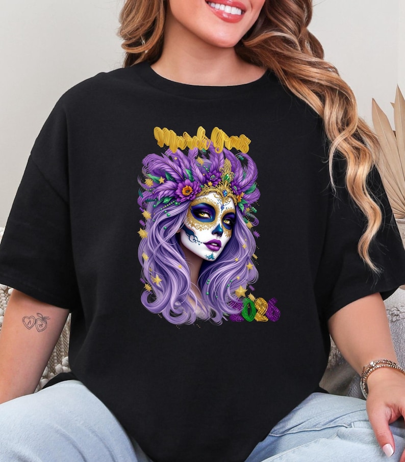 Mardi Gras Lady 2026 Shirt Pur - огляд і ціна Parade Fashion Street